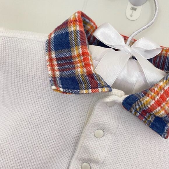 Vintage OshKosh B'gosh Waffle Knit Polo 18 Months - Picture 2 of 7